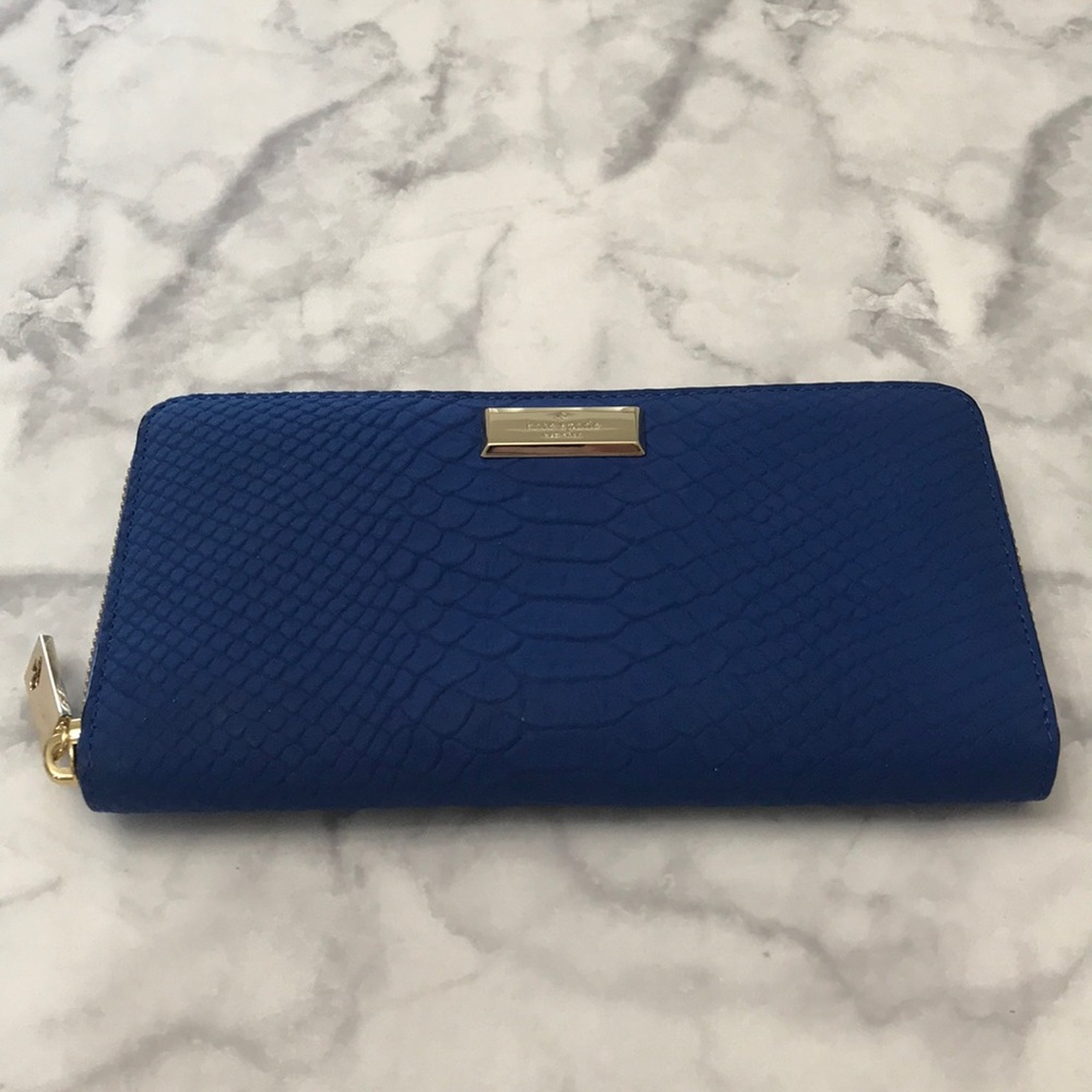 Kate Spade Neda Elsie Street Exotic Wallet - Blue